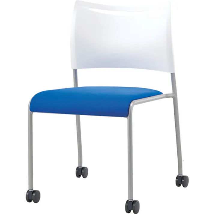 【CAINZ-DASH】アイリスチトセ スタッキングチェアー ライタス LTS-4C-F-BL LTS-4C-F-BL【別送品】