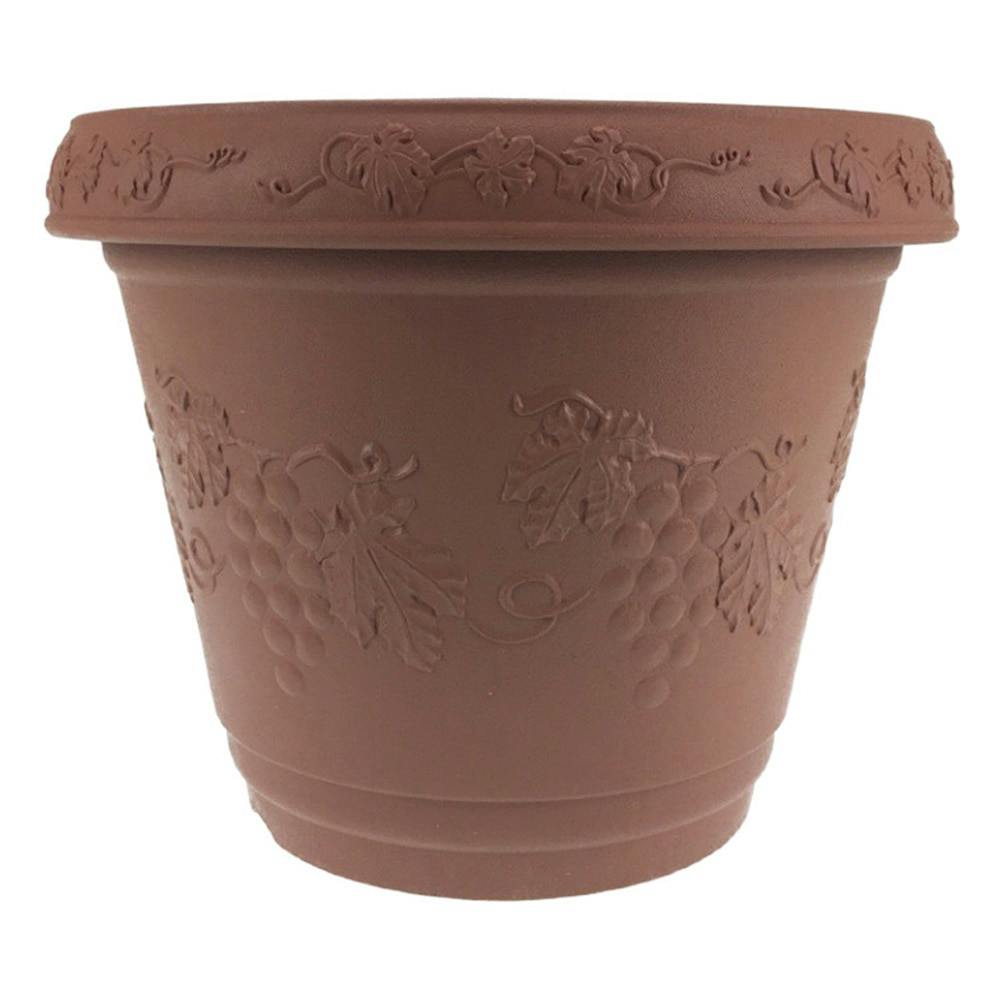 クレストプランター 丸320型 ブラウン | 鉢・プランター・花台・温室