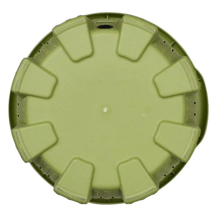 アップルウェアー 楽々菜園プランター 丸型 380支柱用フレーム付 グリーン