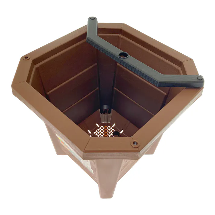 アップルウェアー 花と野菜のプランター 300型 ブラウン