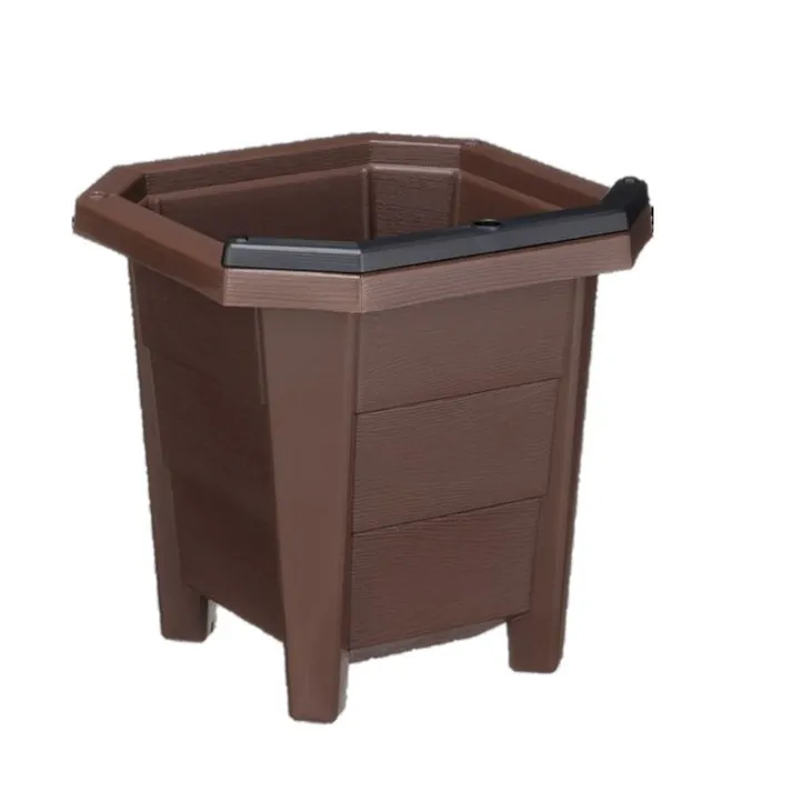 アップルウェアー 花と野菜のプランター 300型 ブラウン