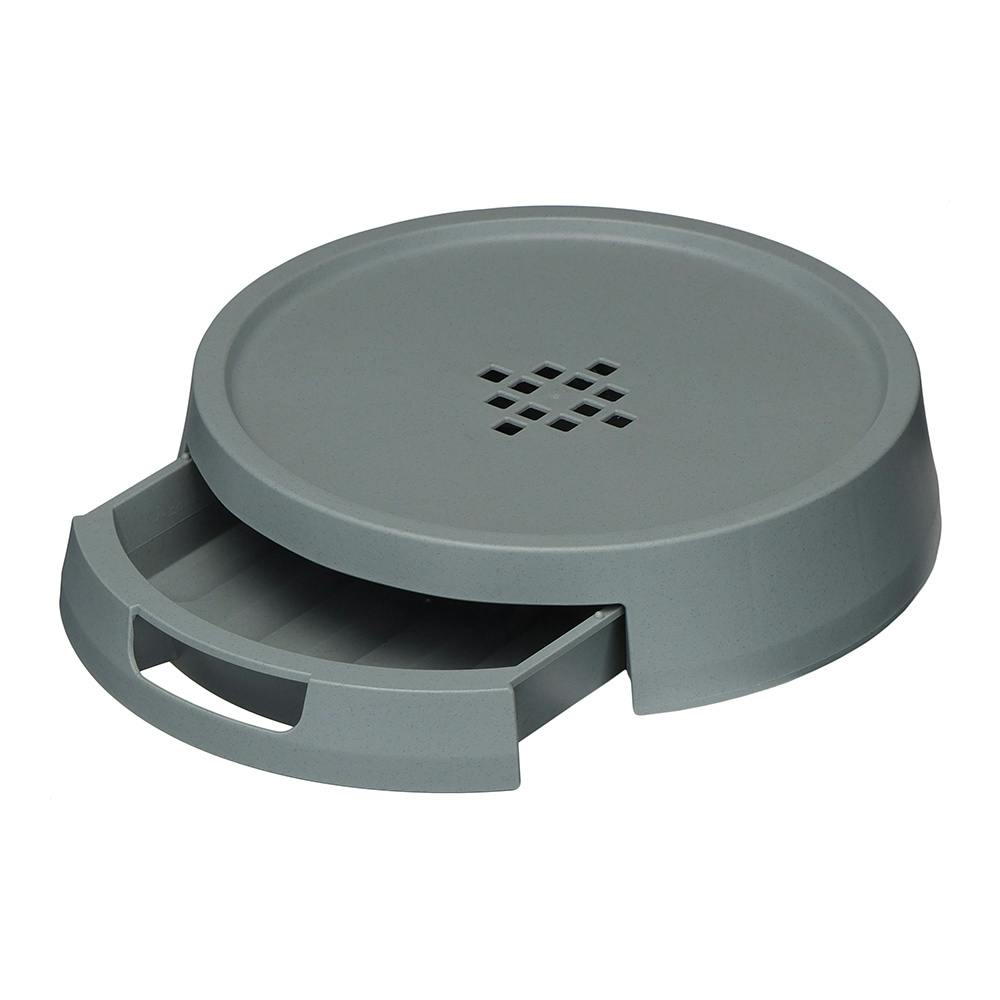 排水できる鉢受台 30型 ダークグレー