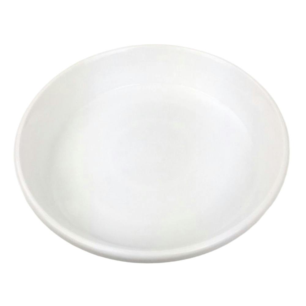 鉢皿F型 7号 ホワイト | 鉢・プランター・花台・温室 通販