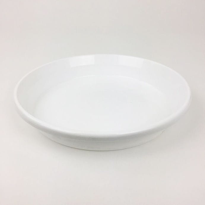 鉢皿 8号 ホワイト