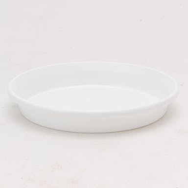 鉢皿F型 10号 ホワイト