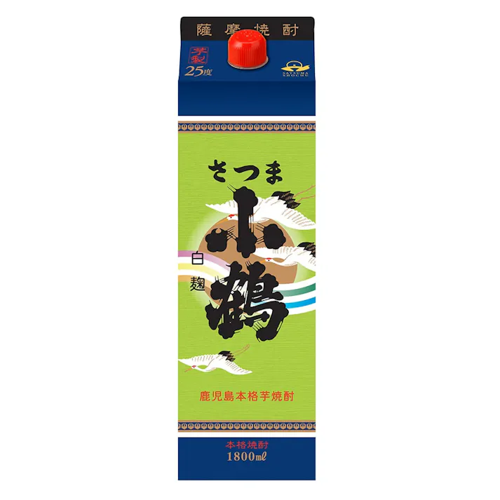 さつま小鶴 芋 25度 パック 1800ml【別送品】