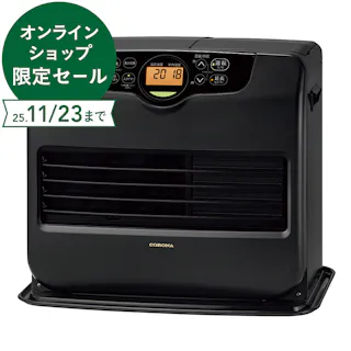 リモコン付石油ファンヒーター 鉄筋17畳木造12畳程度 マットブラック FHGCR4624BYK