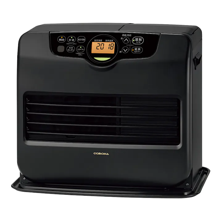 リモコン付石油ファンヒーター 鉄筋20畳木造15畳程度 マットブラック FHGCR5724BYK