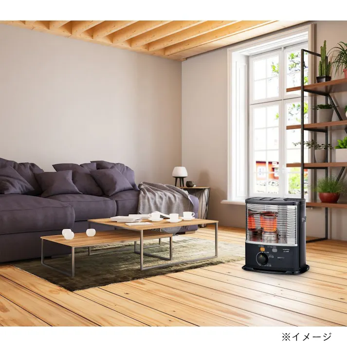 反射式石油ストーブ 鉄筋8畳木造6畳程度 ダークグレー RX-2225Y(HD)【別送品】