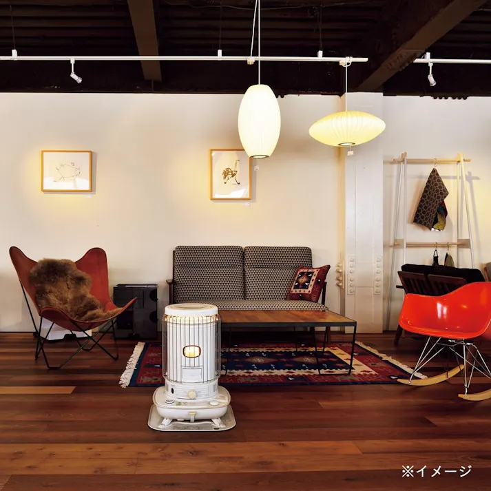 対流式石油ストーブ 鉄筋23畳木造17畳程度 ホワイト SL-6625W【別送品】