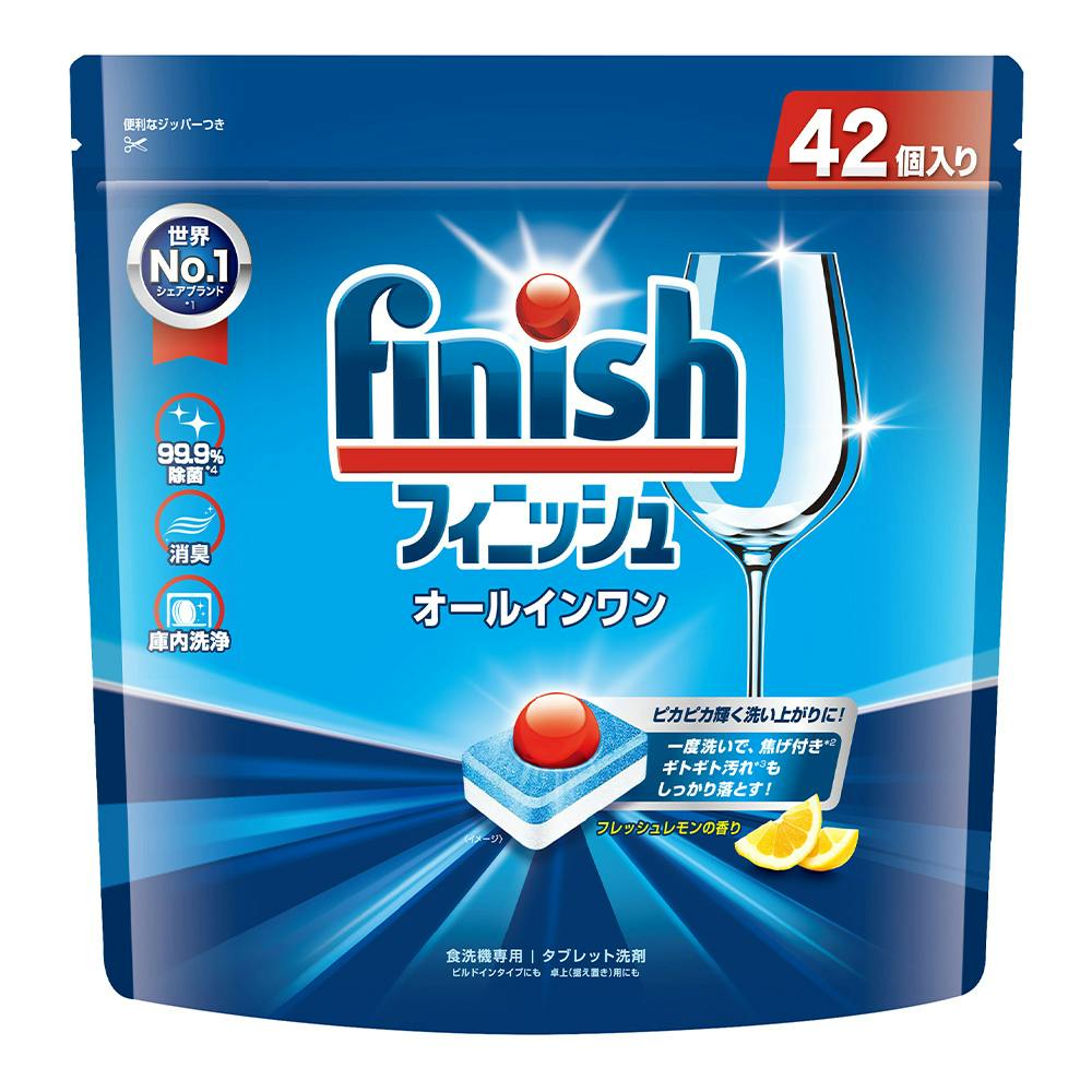 フィニッシュ オールインワン パワーキューブ フレッシュレモンの香り 42個入り