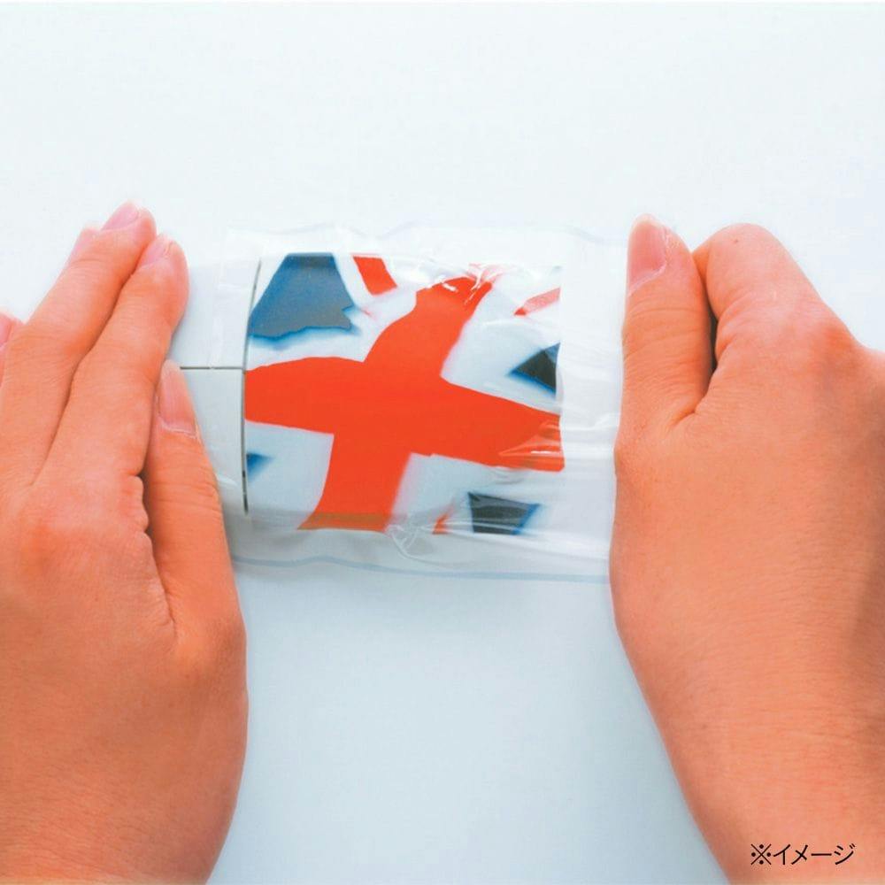 不正開封防止ラベル スモールクリア レッドインク .5 x 1.5インチ