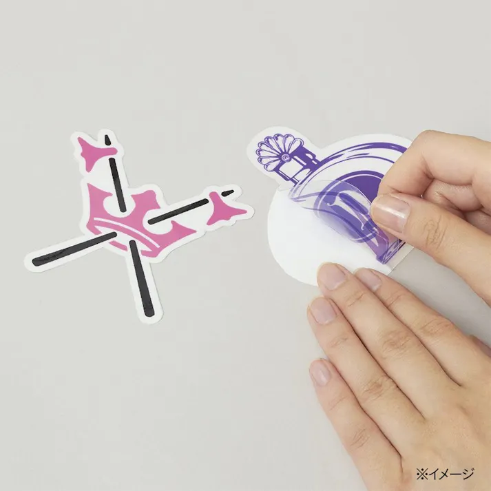 A-one エーワン 手作りステッカー 透明タイプ はがきサイズ