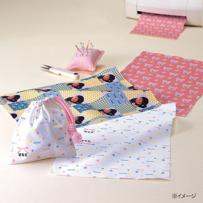 布プリ 生地タイプのりなし ノーカット