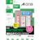【CAINZ-DASH】スリーエム ジャパン文具・オフィス事業部 エーワン 屋外用サインラベル(レーザー)ツヤ消しフィルム・白 3面 5枚入 31063【別送品】