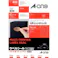 A-one エーワン ラベルシール(プリンタ兼用) クラフト紙 ダークブラウン A4 40面 楕円型