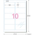 【CAINZ-DASH】スリーエム　ジャパン文具・オフィス事業部 エーワン［［ＴＭ上］］　透明保護フィルム　９６×５２ｍｍ　（６枚入） 79210【別送品】