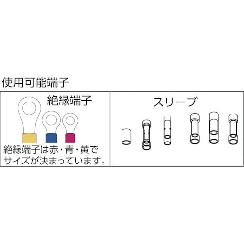 CAINZ-DASH】マクセルイズミ 手動圧着工具 片手式 絶縁端子用 5GO