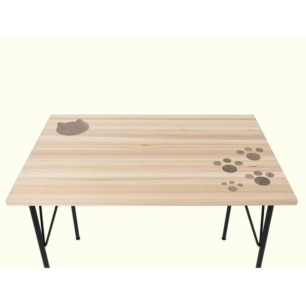 ねこ木製座卓　杉 杉デザイン集成材 猫 120×60cm | 木材 通販 | ホームセンターのカインズ