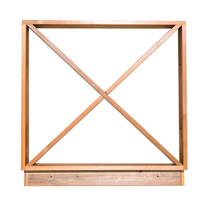 杉ウッドデッキ用フェンス サイド ライトブラウン