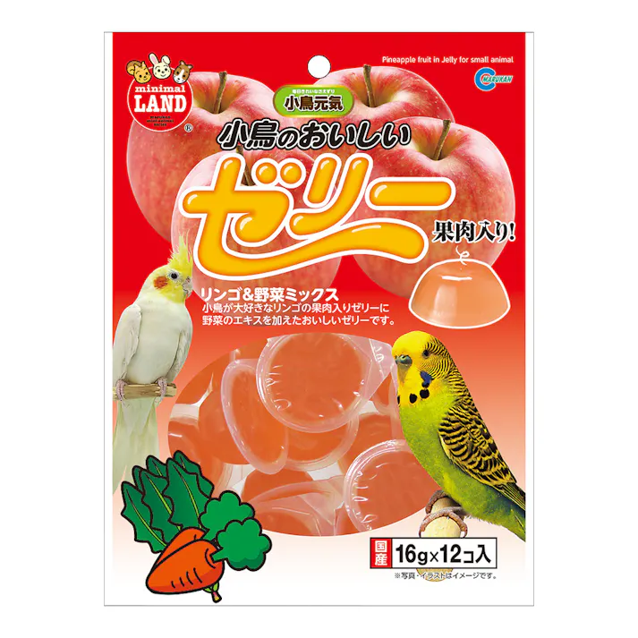 マルカン 小鳥のおいしいゼリー 12個入