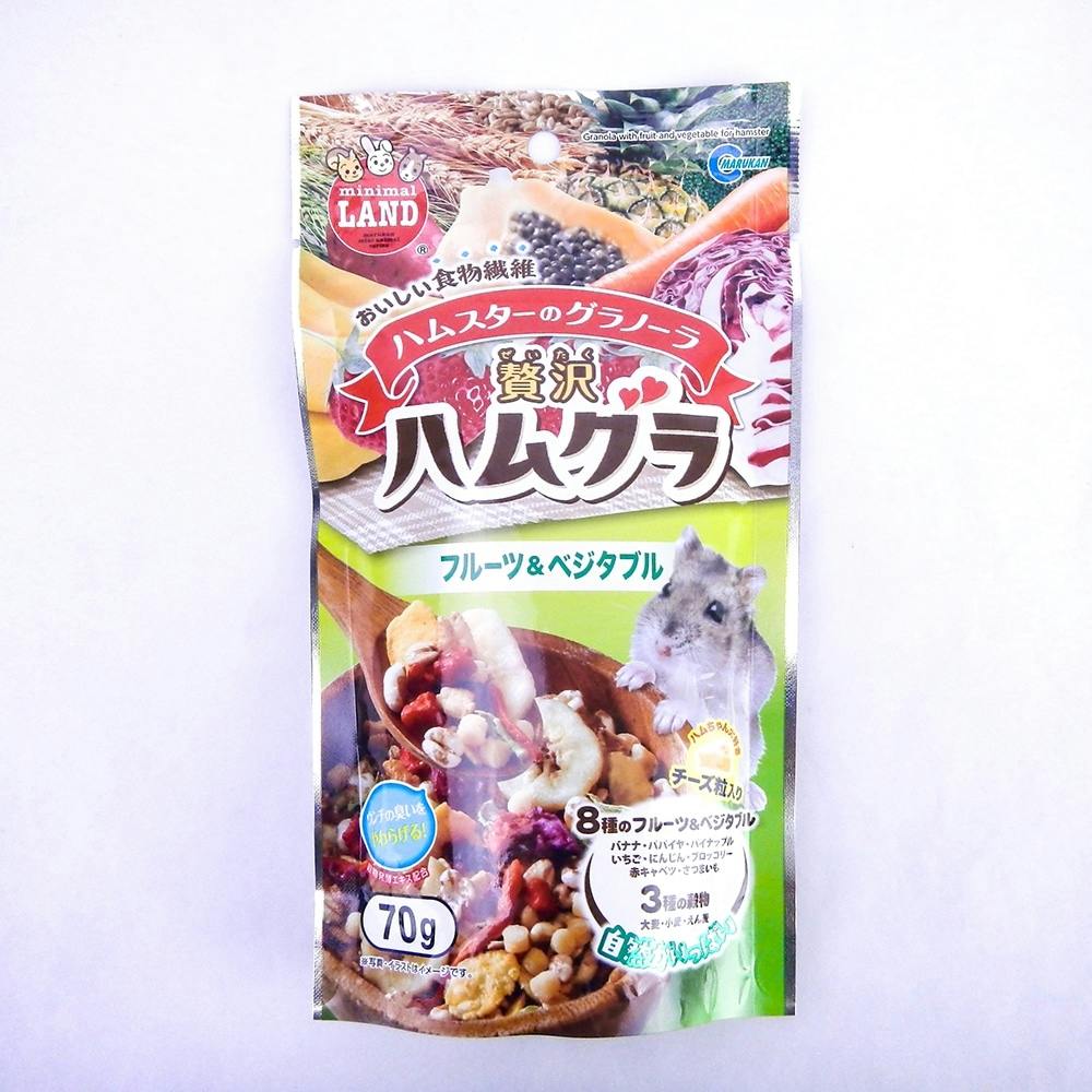 贅沢ハムグラフルーツ&ベジタブル 小動物用フード 贅沢ハムグラフルーツ&ベジタブル 小動物用フード