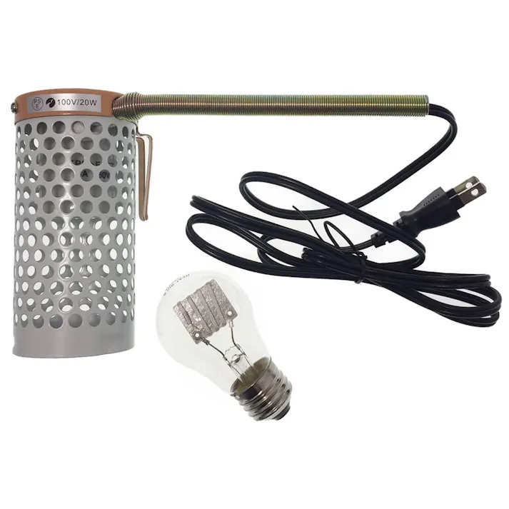 保温電球 赤外線放射 20W カバー付