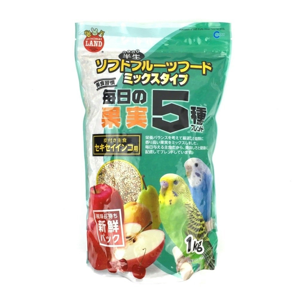 82％以上節約 マルカン 半生ソフトフルーツフード ミックスタイプ 毎日の果実５種ブレンド １ｋｇ