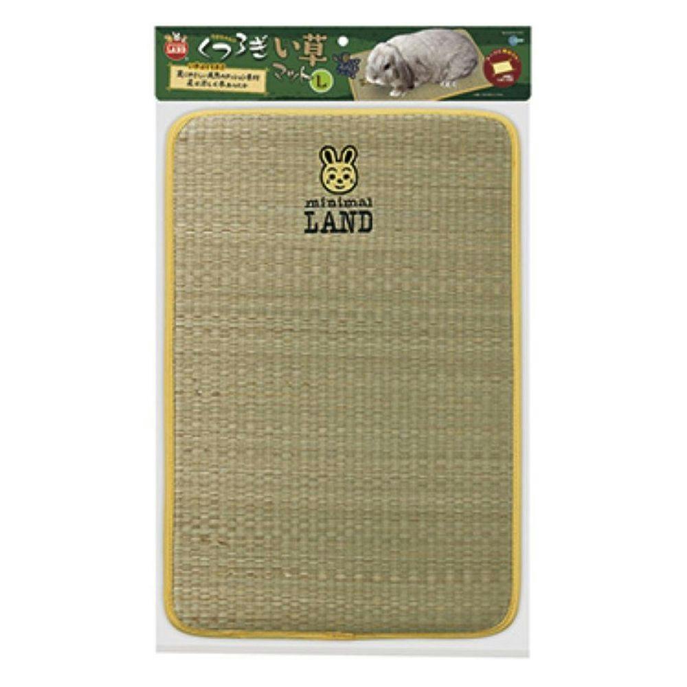 うさちゃんのくつろぎい草マット L
