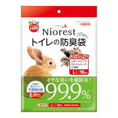 ニオレストトイレの防臭袋L10枚小動物用