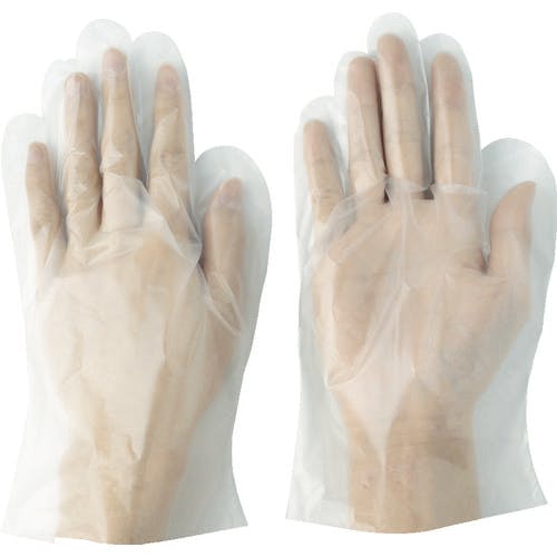 CAINZ-DASH】川西工業 使い捨てポリエチレン手袋 外エンボス Ｍサイズ 