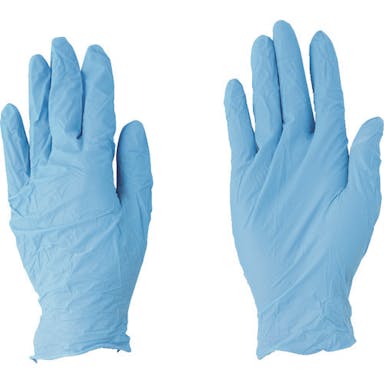 【CAINZ-DASH】川西工業 ニトリル使いきり手袋　　（１００枚入）　Ｓサイズ　ブルー【別送品】
