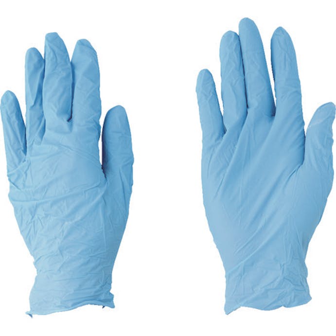【CAINZ-DASH】川西工業 ニトリル使いきり手袋　　（１００枚入）　Ｓサイズ　ブルー【別送品】