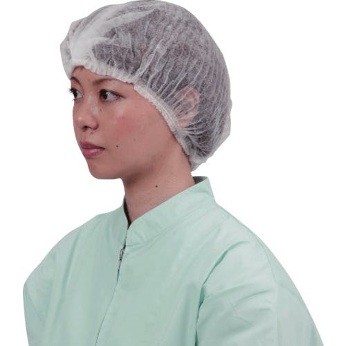 川西工業 不織布使いきりヘアキャップ ホワイト 100枚入り 7045W フード 川西工業 不織布使いきりヘアキャップ ホワイト 100枚入り 7045W フード