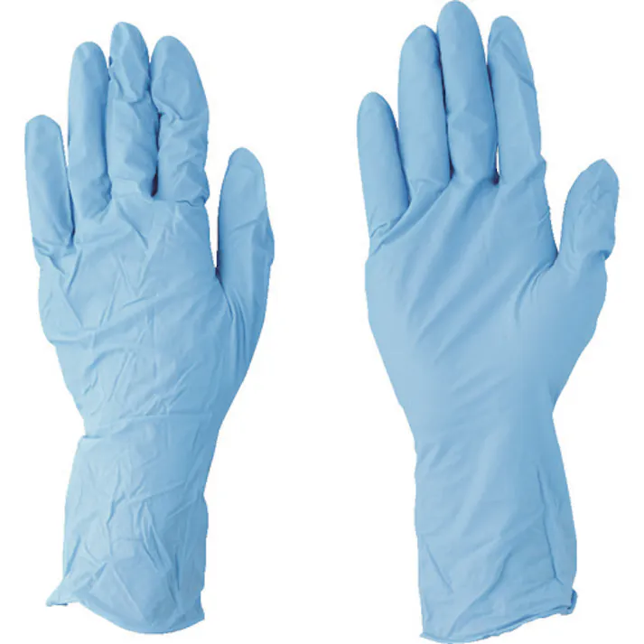 【CAINZ-DASH】川西工業 ニトリルゴム使い捨て手袋 ニトリル使いきり手袋 ロング Mサイズ (100枚入) 2038-M【別送品】