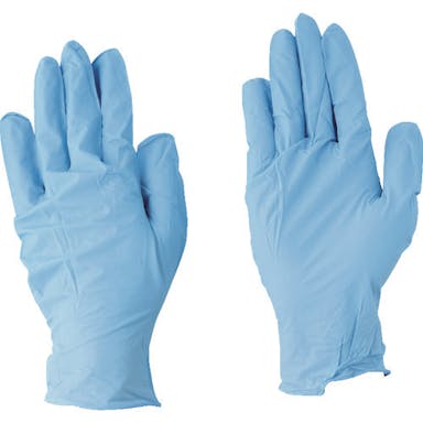 【CAINZ-DASH】川西工業 ニトリル使いきり手袋　１００枚入　ブルー 2037-L【別送品】
