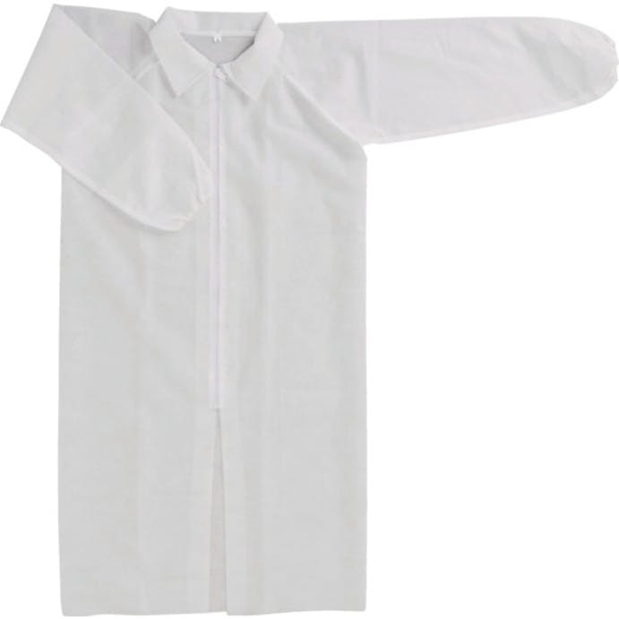 【CAINZ-DASH】川西工業 不織布使いきり白衣　Ｍサイズ 7028M【別送品】