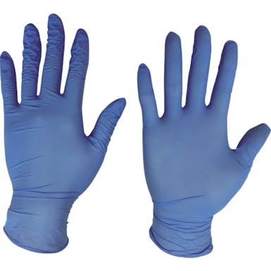 【CAINZ-DASH】川西工業 ニトリル使いきり手袋粉無２５０枚入ブルーＬサイズ 2060BL-L【別送品】