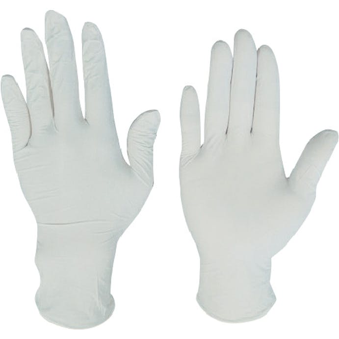 【CAINZ-DASH】川西工業 ニトリル使いきり手袋粉無２５０枚入ホワイトＬサイズ 2060W-L【別送品】