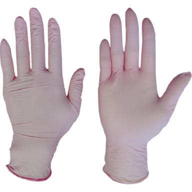 【CAINZ-DASH】川西工業 ニトリル使いきり手袋粉無２５０枚入ピンクＭサイズ 2061P-M【別送品】