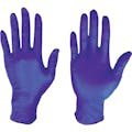 【CAINZ-DASH】川西工業 ニトリル使いきり手袋粉無３００枚入ダークブルーＭサイズ 2062BL-M【別送品】