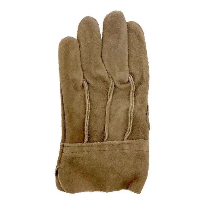 ブラウンレザーオイル加工背縫い手袋 1双組 M #2265