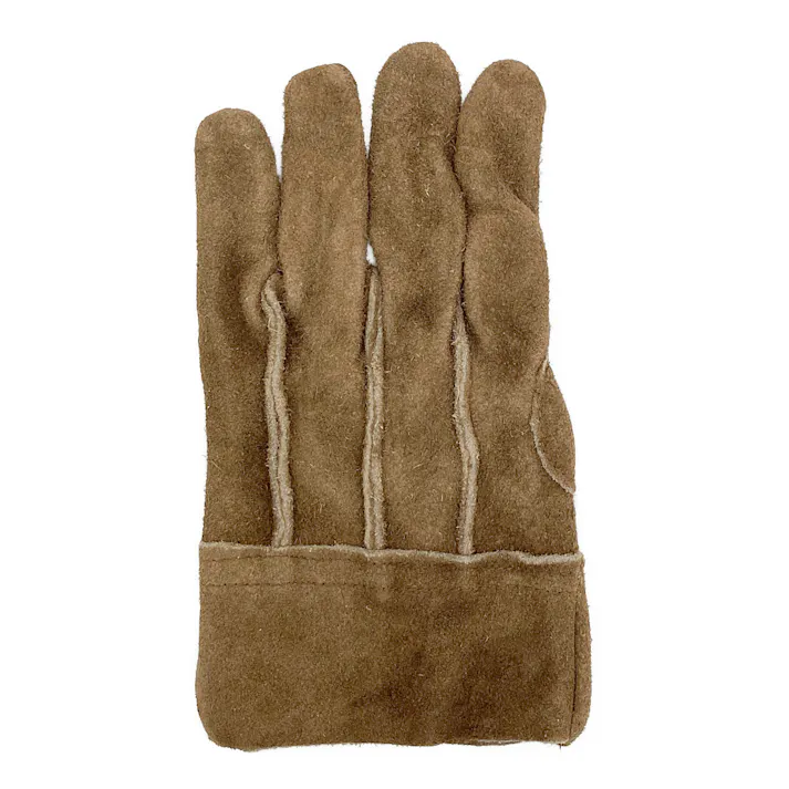 ブラウンレザーオイル加工背縫い手袋 1双組 L #2265