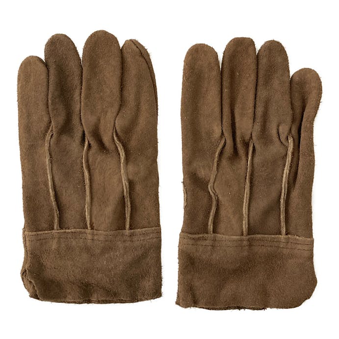 川西工業 ブラウンレザーオイル加工背縫い手袋 1双組 LL #2265