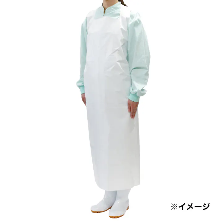 軽量ウレタンエプロン ホワイト L #4449
