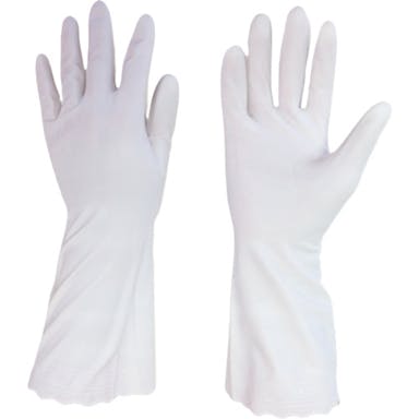 【CAINZ-DASH】川西工業 ビニール手袋薄手　１双組　ホワイト　Ｓサイズ 2150W-S【別送品】