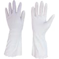 【CAINZ-DASH】川西工業 ビニール手袋薄手　１双組　ホワイト　Ｍサイズ 2150W-M【別送品】