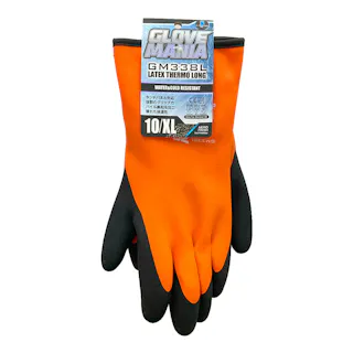 グローブマニア ラテックスサーモロング オレンジ GM338L XL