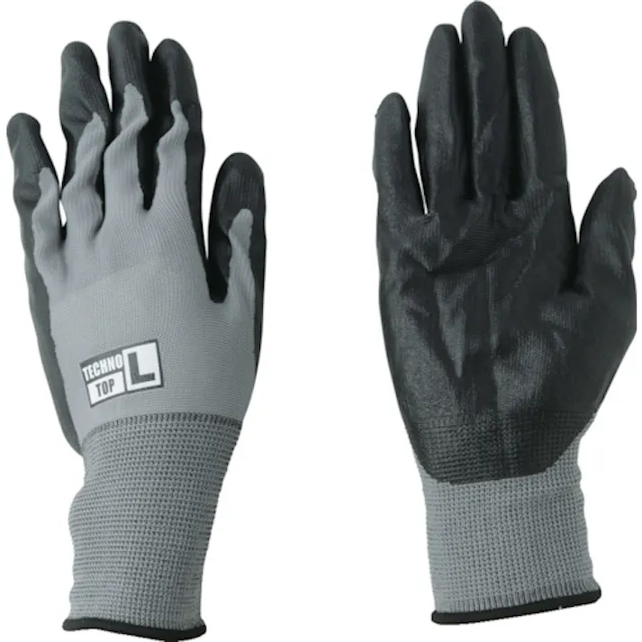 【CAINZ-DASH】川西工業 テクノトップ ブラック L 2983-L【別送品】