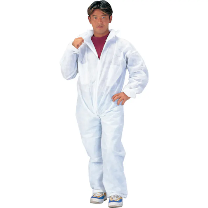 不織布つなぎ服(防塵タイプ)M